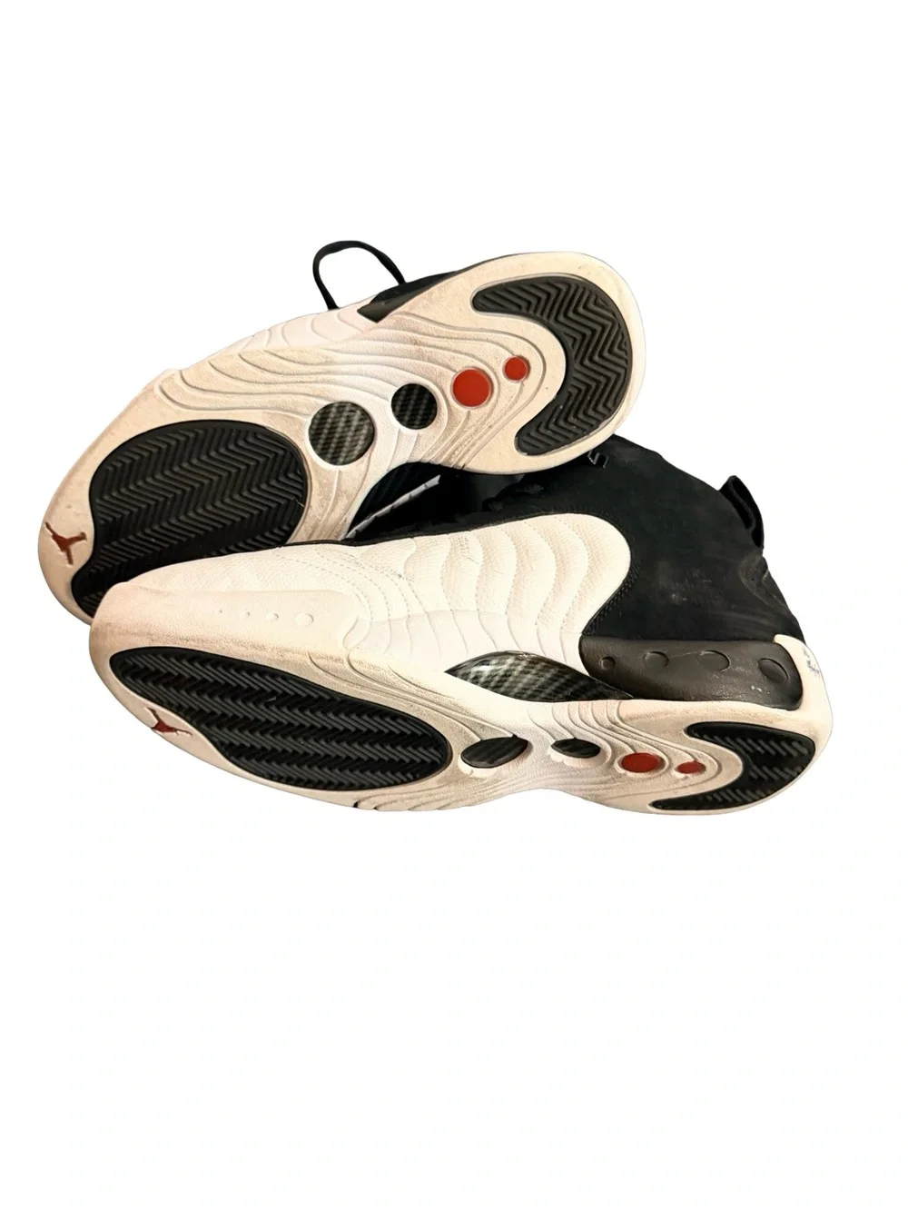 Jordan Black and White Retro Basketball Sneakers